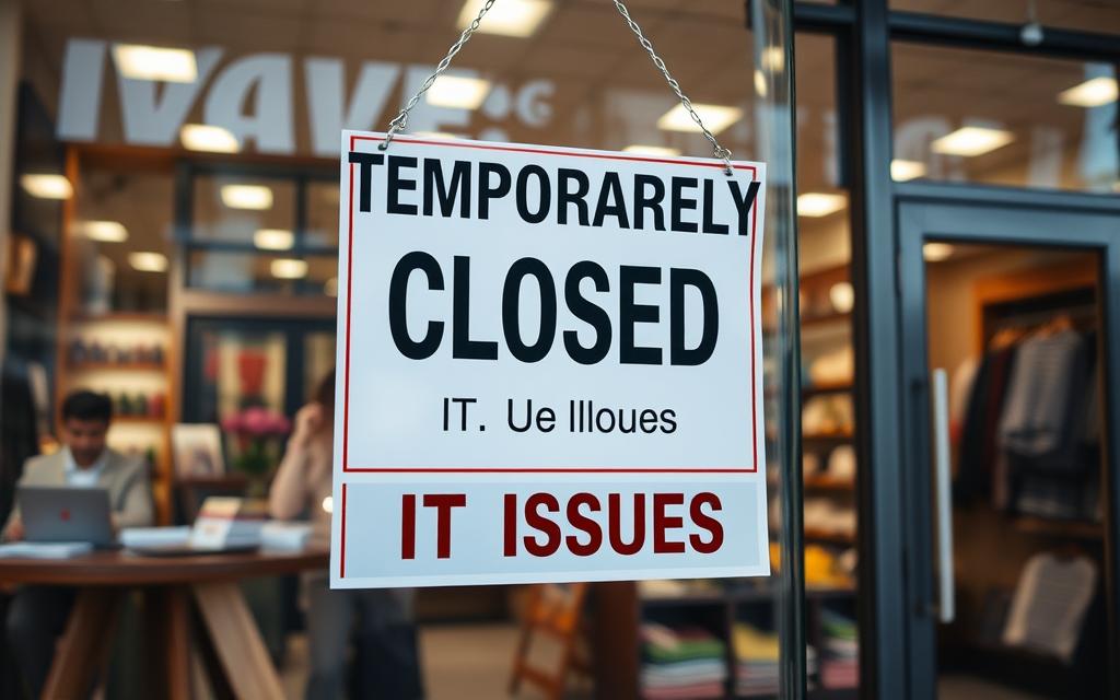 retail stores affected by IT outage