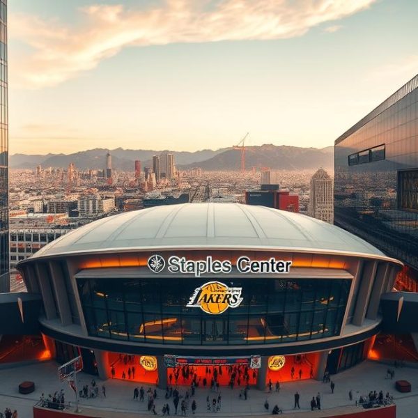 where is the staples center located