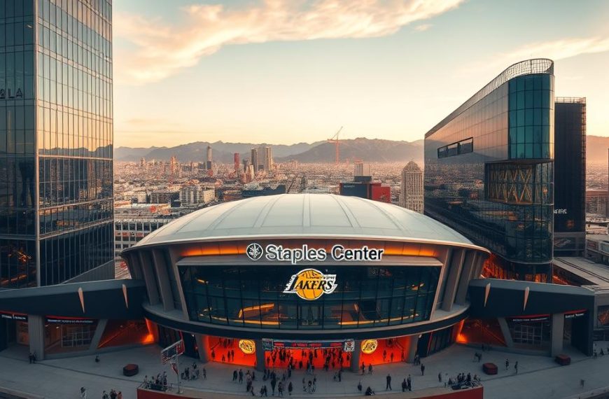 where is the staples center located